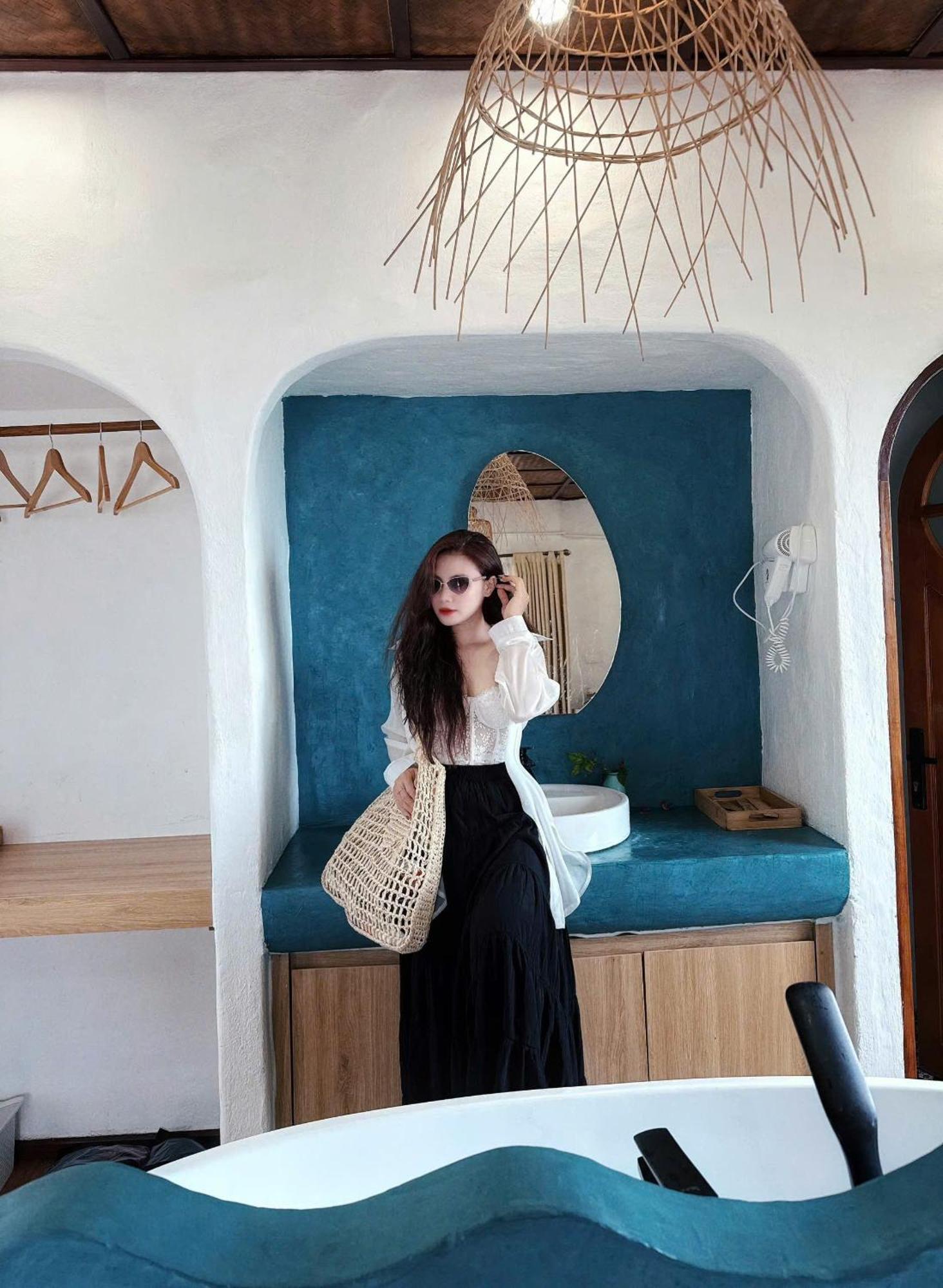 Santa Fe House - Ganh Da Dia Bed and Breakfast Thon Phu Hanh Exteriör bild